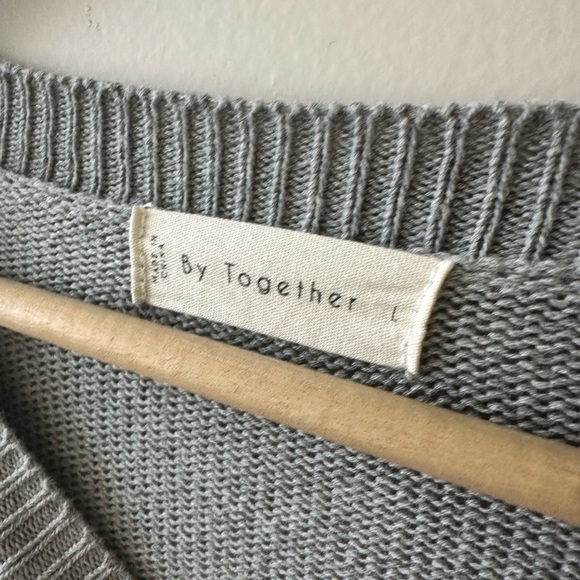 By Together 100% Cotton Smiley Sweater - Picture 3 of 4